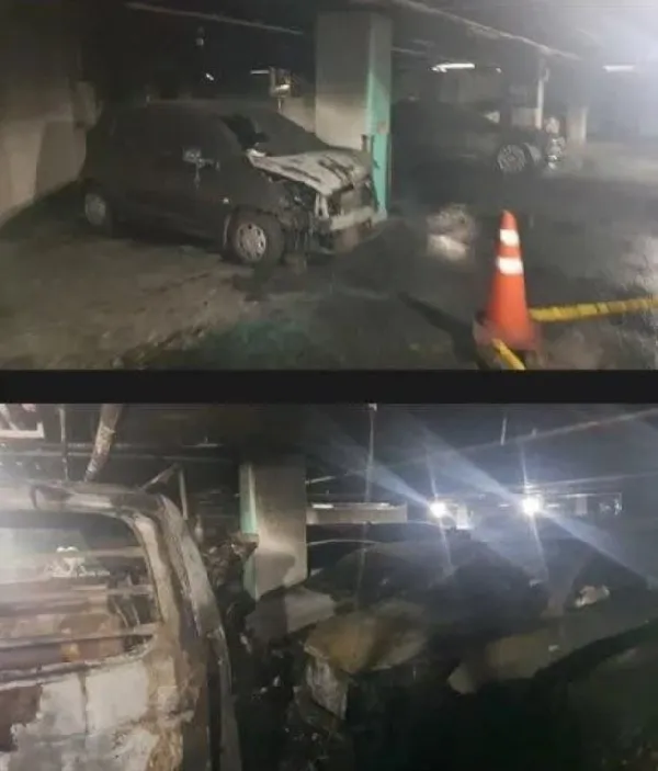 주상복합 아파트 지하주차장 차량폭발