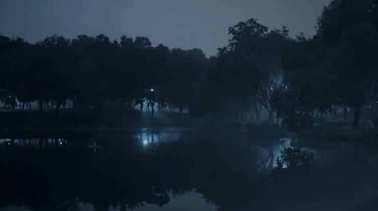 새벽 2시 서울숲 풍경