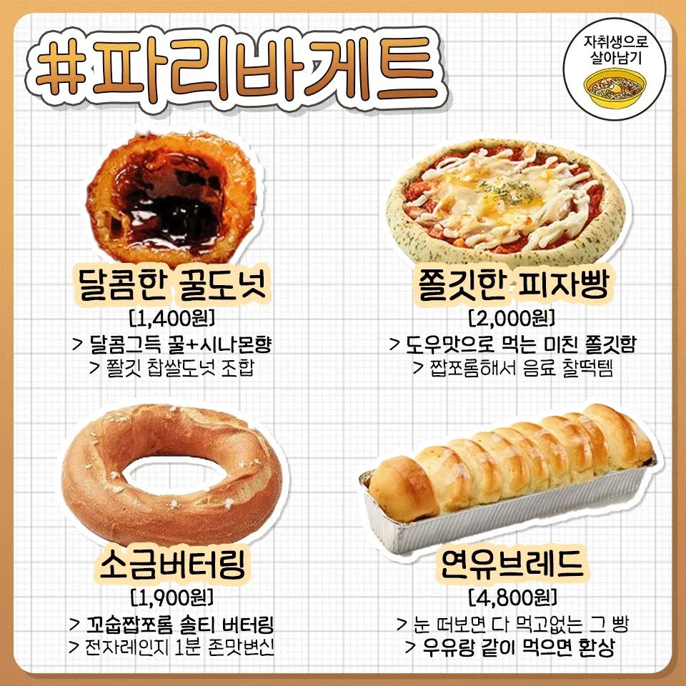빵집별 품절대란 존맛빵 추천zip.